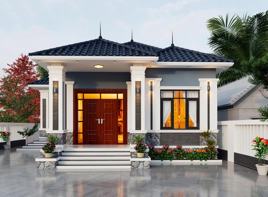 Tìm hiểu khái niệm nhà 1 tầng 2 mặt tiền