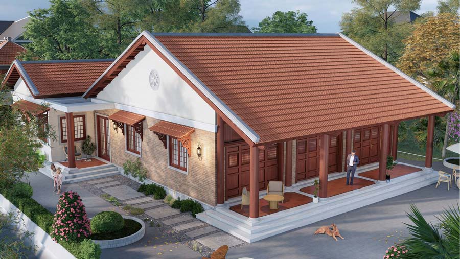 Ưu điểm nổi bật khi thiết kế nhà gỗ 1 tầng