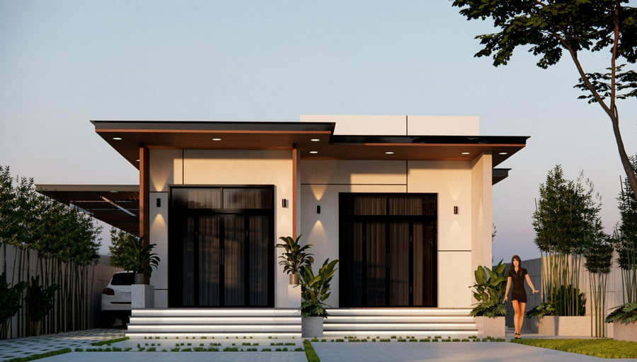 Ưu điểm nổi bật của thiết kế nhà vuông 8x9m 1 tầng