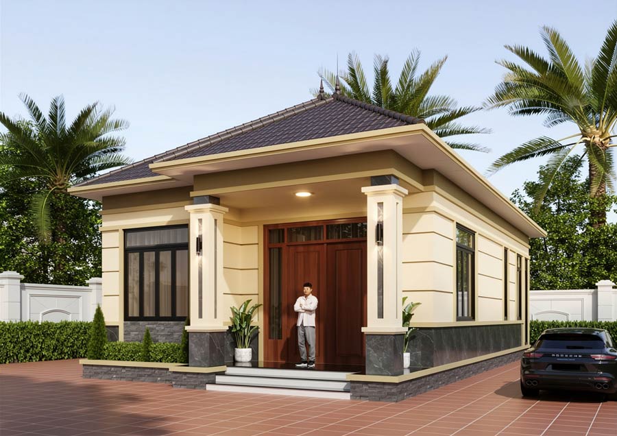 Ưu điểm nổi bật của bản vẽ thiết kế nhà 1 tầng 8x15m