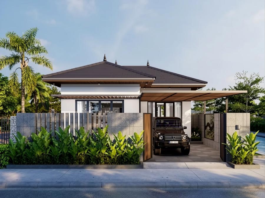 Hình khối vuông vắn, cân đối và hợp phong thủy