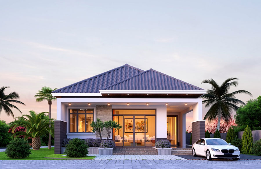 Dễ bố trí công năng trên cùng một mặt sàn