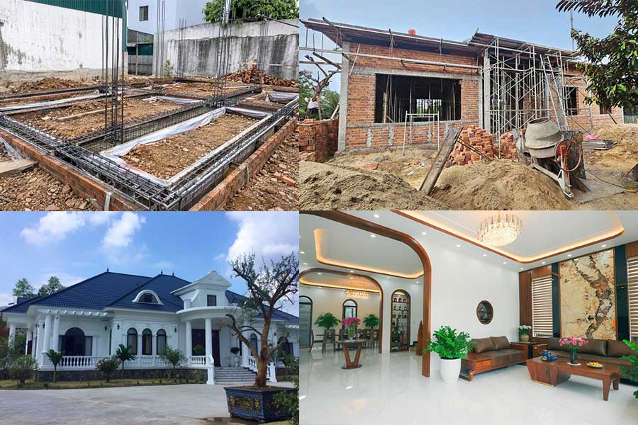 Xây nhà 1 tầng mất bao lâu? Chi tiết từng giai đoạn thi công