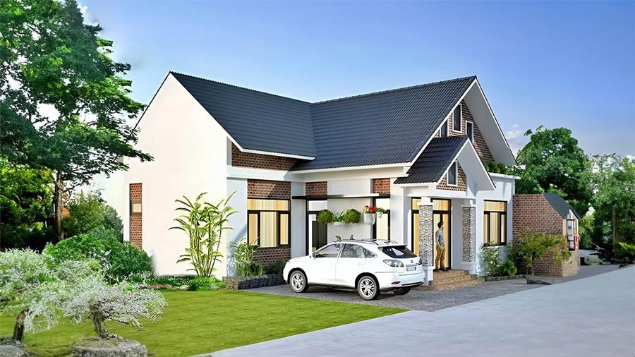 Xây nhà mái Thái 1 tầng 500 triệu có khả thi không?
