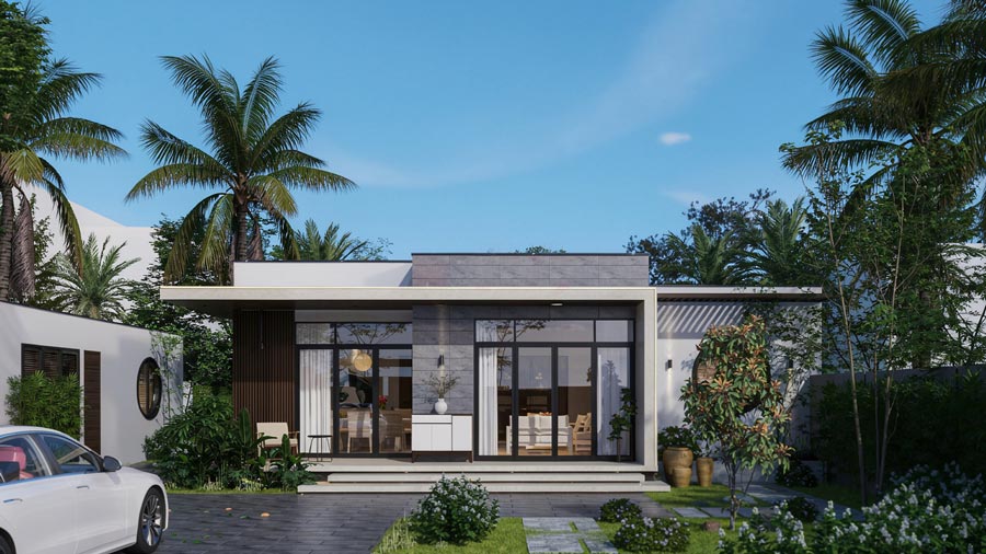 Bí quyết tiết kiệm chi phí xây nhà 1 tầng 90m2