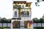 Thiết Kế Biệt Thự Phố 2 Tầng 1 Tum Mặt Tiền 8m Hiện Đại Tại Hà Tĩnh – BT67