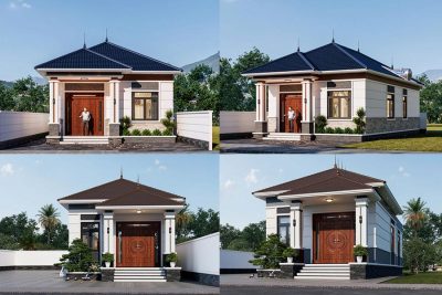 Dự toán chi phí xây nhà 1 tầng 100m2 mới nhất 2026