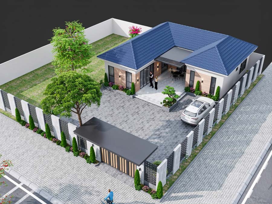 Xây nhà 1 tầng 120m2 hết bao nhiêu tiền?