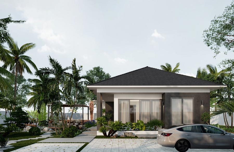 Hướng dẫn cách tính chi phí xây nhà 1 tầng 60m2 trọn gói