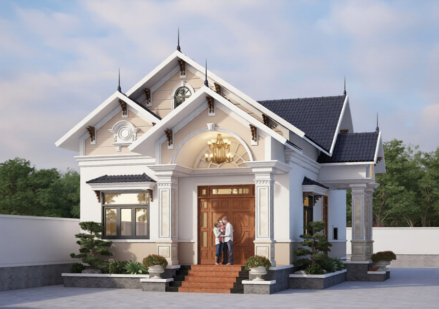 Kinh nghiệm tiết kiệm chi phí xây nhà 1 tầng 120m2