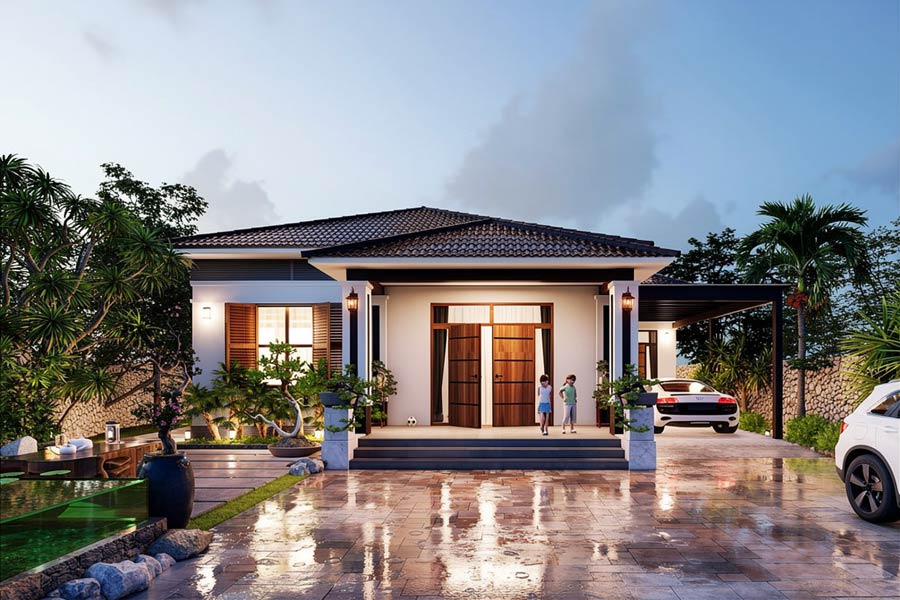 Những lưu ý quan trọng giúp tiết kiệm chi phí xây nhà 1 tầng 60m2