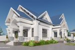 Thiết Kế Biệt Thự Tân Cổ Điển 1 Tầng Mái Thái 10x28m Sang Trọng Tại Bình Dương – BTB20