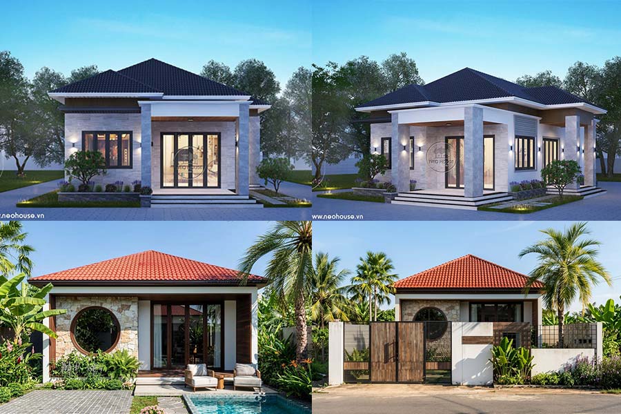 15+ Mẫu nhà 8x12m 1 tầng đẹp, thiết kế hiện đại & sang trọng