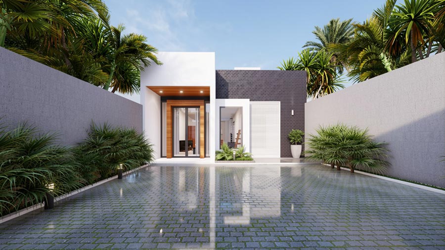 Mẫu thiết kế nhà 1 tầng 50m2 đẹp. Ảnh 10