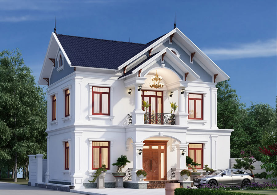 Nhà mái ngói 2 tầng là gì?