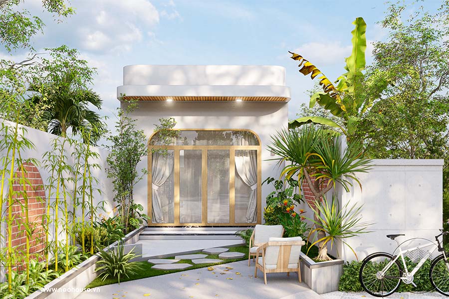 Nhà phố 1 tầng 5x20m 2 phòng ngủ