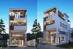 Nhà Phố Hiện Đại 3 Tầng 1 Lửng Mặt Tiền 6m Tại Hóc Môn, HCM – NP110