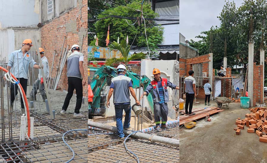 Thi công hoàn thiện biệt thự 2 tầng phong cách châu Âu 10x12m