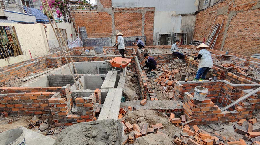Thi công hoàn thiện biệt thự 2 tầng phong cách châu Âu 10x12m
