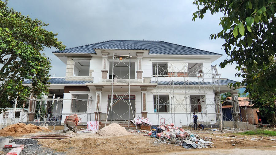 Thi công biệt thự nghỉ dưỡng 2 tầng đẳng cấp