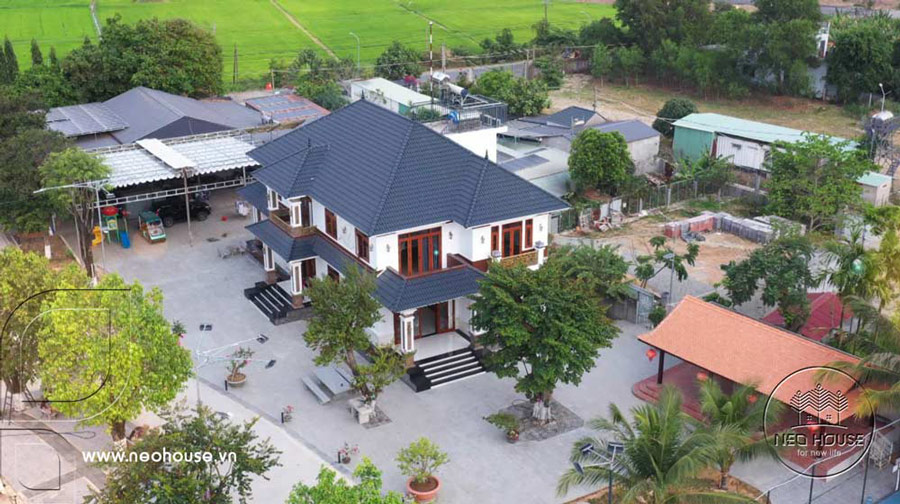 Thi công biệt thự nghỉ dưỡng 2 tầng đẳng cấp
