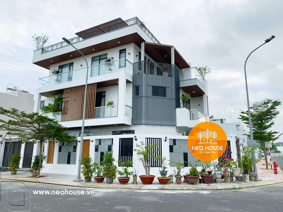 Thi công hoàn thiện biệt thự phố 3 tầng 7x14m hiện đại