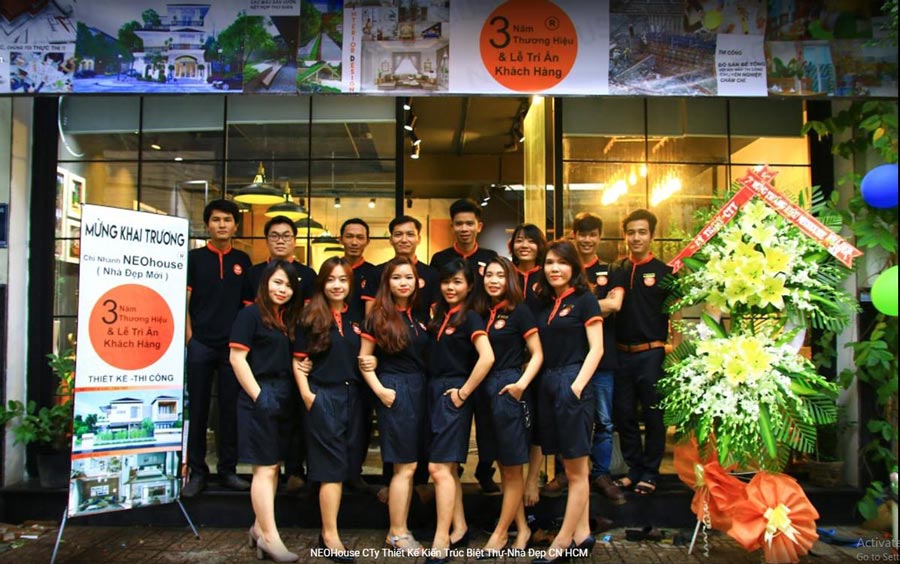 NEOHouse - Công ty chuyên thiết kế thi công nhà 2 tầng có phòng thờ tầng 1