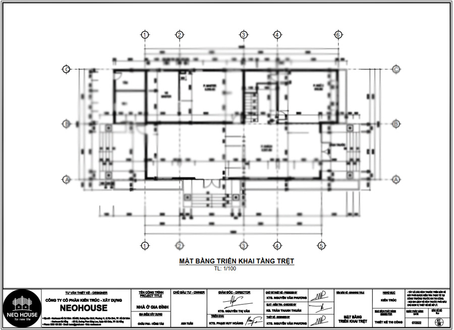 Bản vẽ AutoCAD mặt bằng nhà 2 tầng