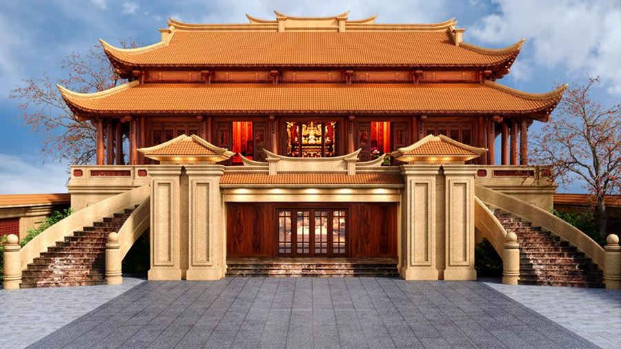Tỷ lệ hình khối và sự đối xứng kiến trúc