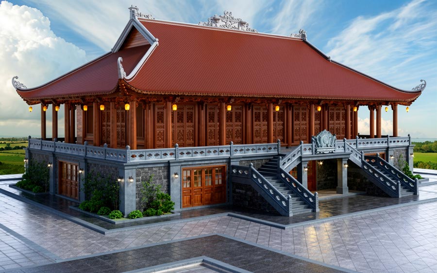 Quy hoạch gian thờ và yếu tố phong thủy chuẩn mực