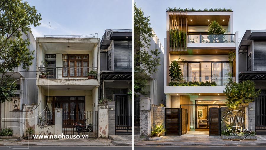 Cải tạo nhà 2 tầng thành 3 tầng