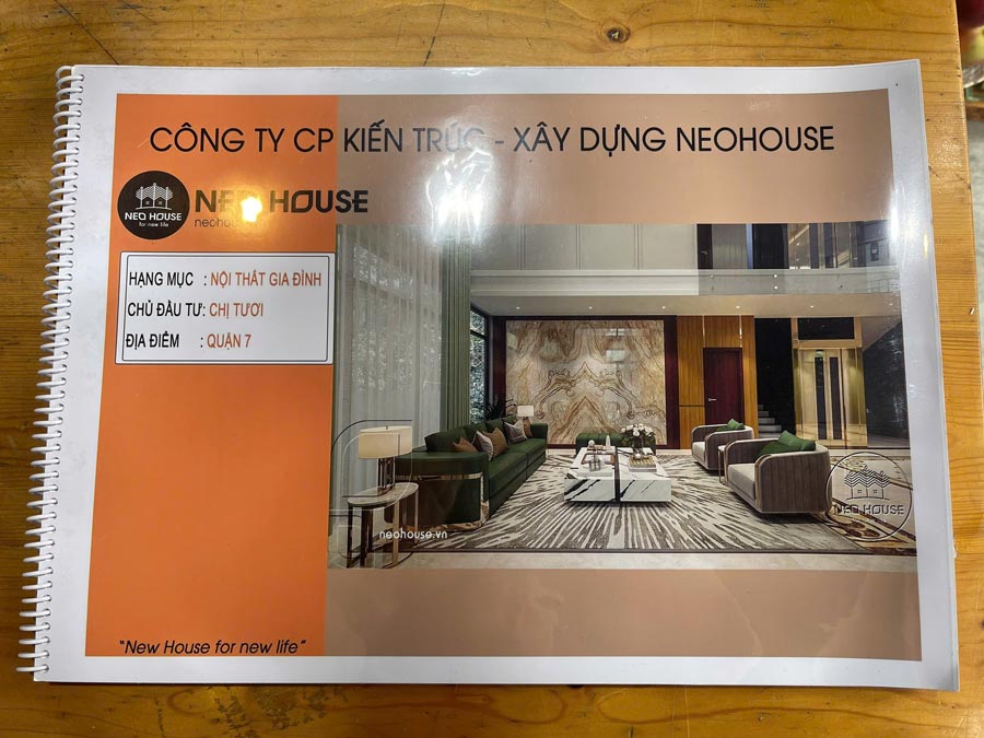 Chi phí thiết kế nội thất nhà 2 tầng