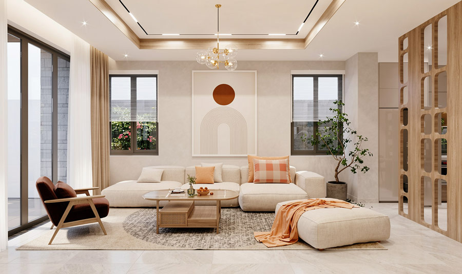 Chi phí thiết kế nội thất nhà 2 tầng tại Đà Nẵng