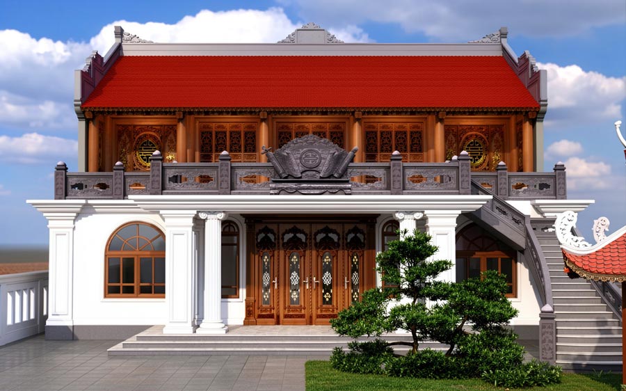 Đặc trưng kiến trúc nhà 5 gian 2 tầng