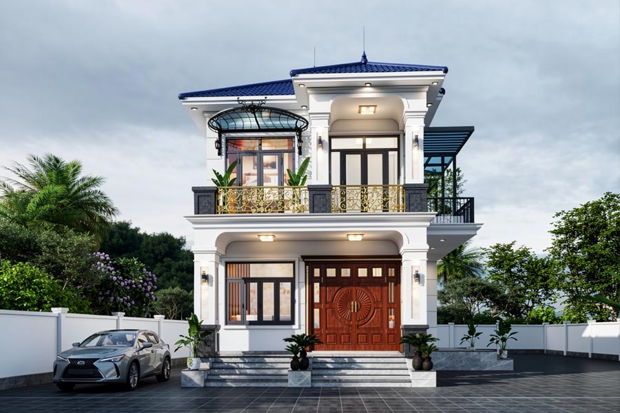 Mẫu thiết kế nhà mặt tiền 9x20m
