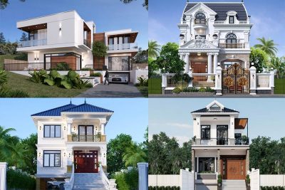 25+ Mẫu nhà 2 tầng có tầng hầm đẹp, độc đáo nhất 2026