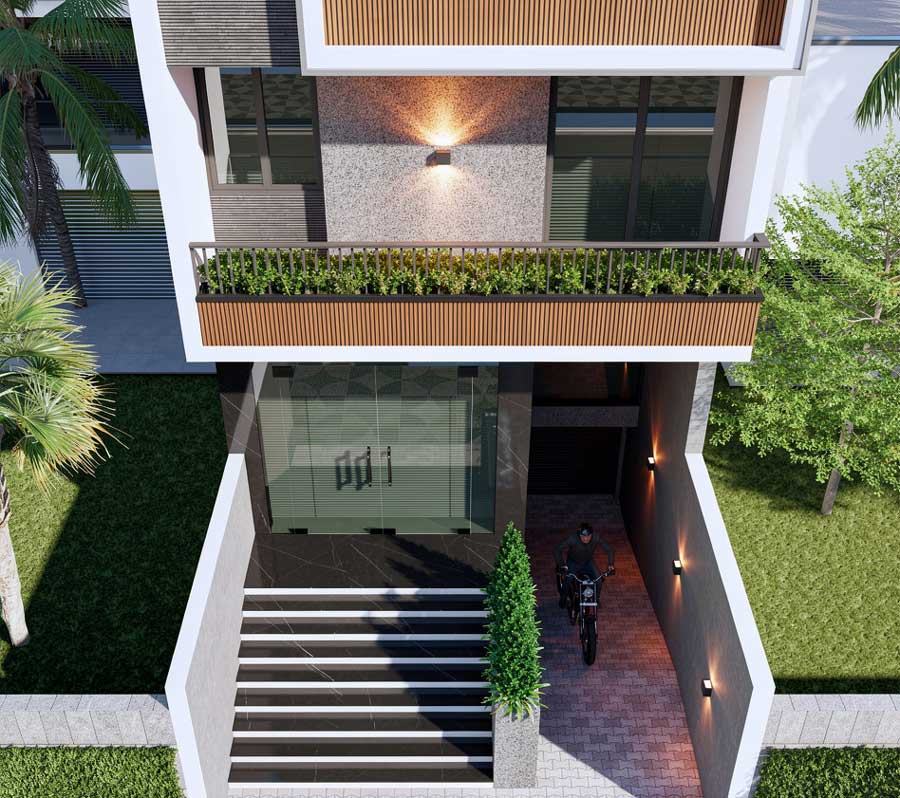 Mẫu nhà 2 tầng có tầng hầm là gì?