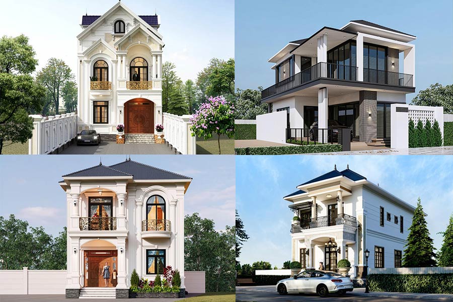 35+ Mẫu nhà 2 tầng mặt tiền 7.5m đẹp, tiện nghi & sang trọng
