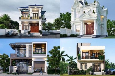 TOP 30+ Mẫu nhà 2 tầng mặt tiền 9m đẹp, tiện nghi & độc đáo