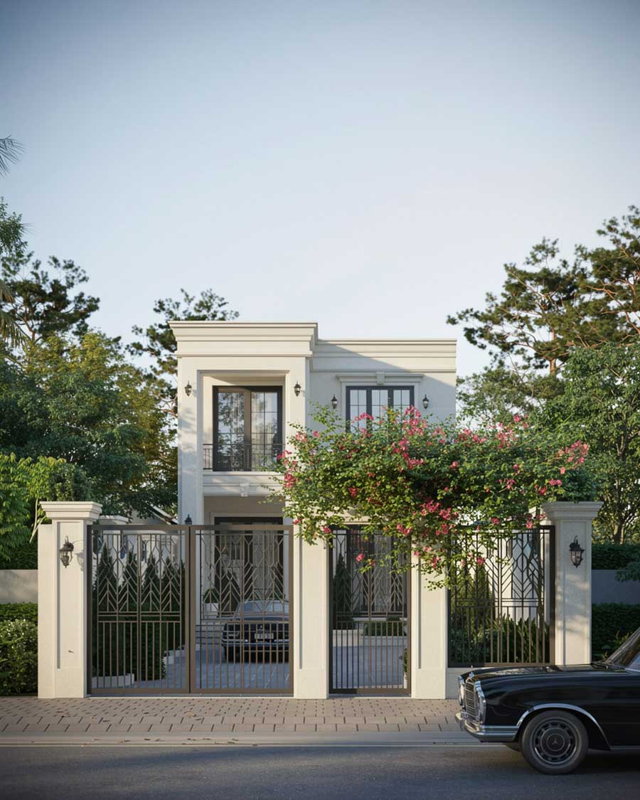 Thiết kế nhà cấp 4 2 tầng ở nông thôn