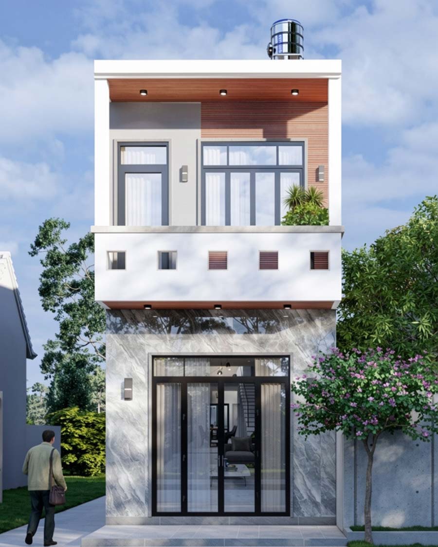 Mẫu nhà 4x5m 2 tầng đẹp