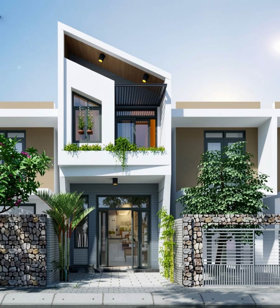 Mẫu thiết kế nhà ống 30m2 2 tầng