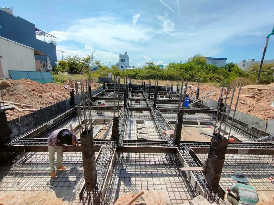 Khái niệm về móng bè nhà 2 tầng