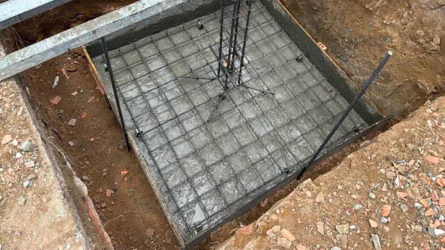 Khái niệm về móng đơn nhà 2 tầng