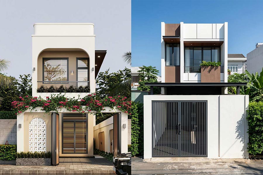 15+ Mẫu thiết kế nhà 2 tầng 50m2 đẹp, tiện nghi nhất 2026