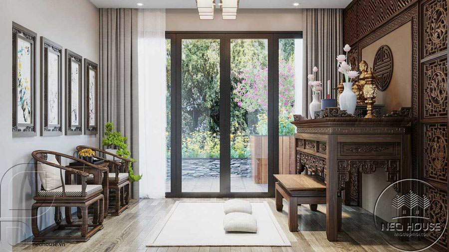 Tránh bố trí gần khu vực vệ sinh, lối đi lại