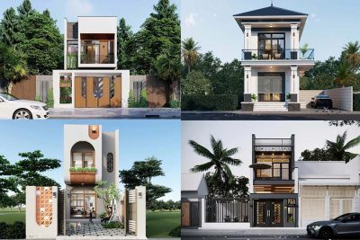 35+ Mẫu thiết kế nhà 30m2 2 tầng đẹp, có bản vẽ 2026