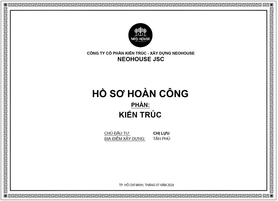 Thời gian hoàn công nhà 2 tầng