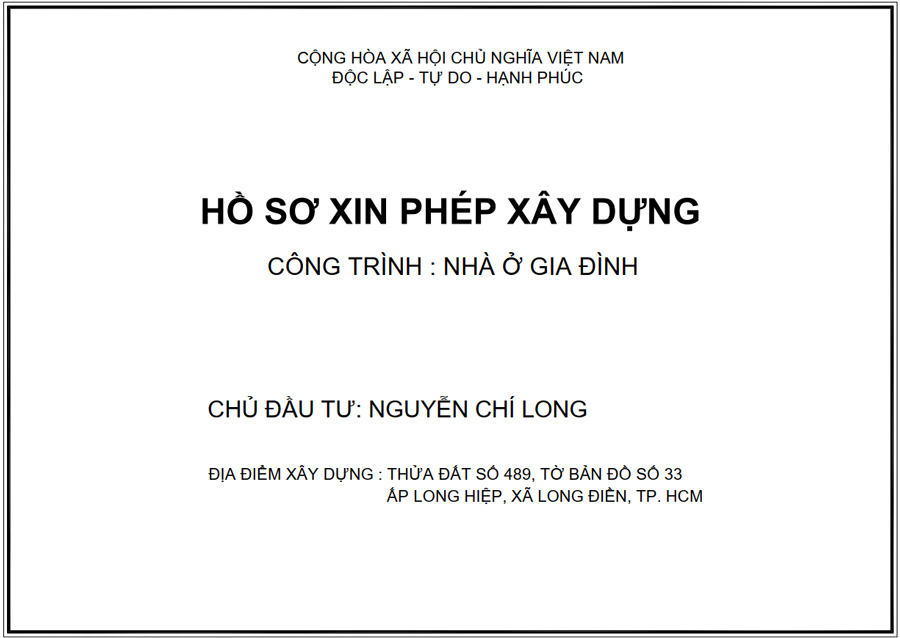 Thời gian xin phép xây dựng nhà 2 tầng