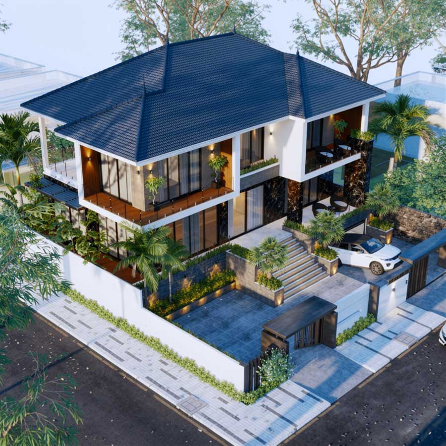 Ưu điểm của mẫu nhà 2 tầng có tầng hầm